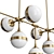 Peggy Guggen Chandelier - Elegant Large Brass Lighting 3D model small image 3