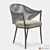 Elegance Series Woven Rope Chair 3D model small image 1