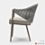 Elegance Series Woven Rope Chair 3D model small image 3