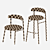 Pixel Chairs: Sleek and Stylish Seating 3D model small image 2