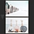 Coastal Framed Prints Set 3D model small image 1