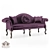 Handcrafted Sofa Josephine 3D model small image 1