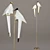 Golden Birds LED Floor Lamp 3D model small image 3