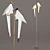 Golden Birds LED Floor Lamp 3D model small image 6