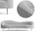 Elegant Gray Velvet Sofa 3D model small image 2