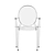 Anime Transparent Dining Chair: Sleek and Stylish 3D model small image 4