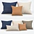 Modern Pillow Set 3D model small image 1