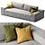 Poliform Airport Sofa 3D model small image 2