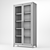 Elegant Glass Cabinet Restoration 3D model small image 4