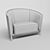 Elegant Armchair: Rugiano Vetrina 3D model small image 4