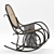 Eleganzia Rocking Chair: Handcrafted by Gebruder Thonet 3D model small image 1