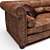 Luxury Designer Baxter Alfred Sofa 3D model small image 3