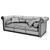 Luxury Designer Baxter Alfred Sofa 3D model small image 4