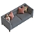 Boystown Sofa: Elegant American-made Seating 3D model small image 2