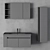 Sleek Bathroom Cabinet | No. 077 3D model small image 3