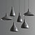 Swell 8 Bell Pendant - Elegant Illumination 3D model small image 2