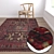 High-Quality Carpets Set 3D model small image 5