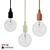 Minimalist Muuto Pendant Lamp 3D model small image 1