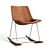 Title: Mid Century Leather Chair 3D model small image 1