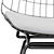 Modern Wire Chair by Pastoe 3D model small image 3