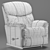 Cozy Comfort Recliner Sofa 3D model small image 4