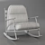 Modern Rocking Chair: Stylish, Comfortable, and Compact 3D model small image 4