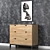 Stylish Loft Chest of Drawers 3D model small image 1