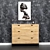 Stylish Loft Chest of Drawers 3D model small image 3