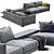 Modern Poliform Bristol Sofa: Elegant Design & Unparalleled Comfort 3D model small image 2