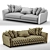 Contemporary Italian Sofa 3D model small image 5