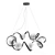 Elegant Modern Pendant Chandelier 3D model small image 1