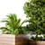 L Type Outdoor Plants Box 3D model small image 2