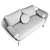 Luxury Rattan Sofa: Calme Bôa Edition 3D model small image 4