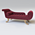 Elegance Reimagined: Chaise Lounge 3D model small image 2