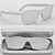 Elegant Sunnies with Case 3D model small image 4