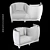 Grosvenor Modern Sofa: Unique Design for Modern Decor 3D model small image 2