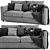 Modern and Comfy Ikea Finnala Sofa 3D model small image 2