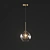 Scandlight Sabrina Bronze S Pendant Light 3D model small image 1