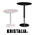 Height-Adjustable Round Coffee Table | Kristalia 3D model small image 1