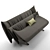 Mitchell Koinor Sofa: Sophisticated Style 3D model small image 3