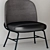 Elegant Novum Side Chair 3D model small image 3