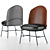 Elegant Novum Side Chair 3D model small image 7