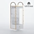 Modern Entryway Cabinet | 62x62x190 cm 3D model small image 1