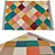 Vibrant Multicolor Low-Pile Ikea VINDERÖD Carpet 3D model small image 1