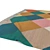 Vibrant Multicolor Low-Pile Ikea VINDERÖD Carpet 3D model small image 2