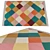 Vibrant Multicolor Low-Pile Ikea VINDERÖD Carpet 3D model small image 4