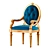 Elegant Vintage Armchair 3D model small image 4