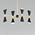 Title: Industrial Metal Fuentes Chandelier 3D model small image 1