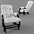 Glider Comfort Rocking Chair 3D model small image 4