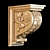 Title: Classic Carved Bracket for CNC 3D model small image 1